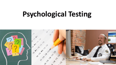 Gun Safety and Security Psychological Testing