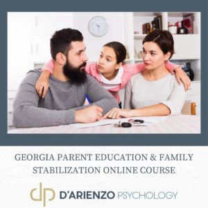 GA parent education and family stabilization Course