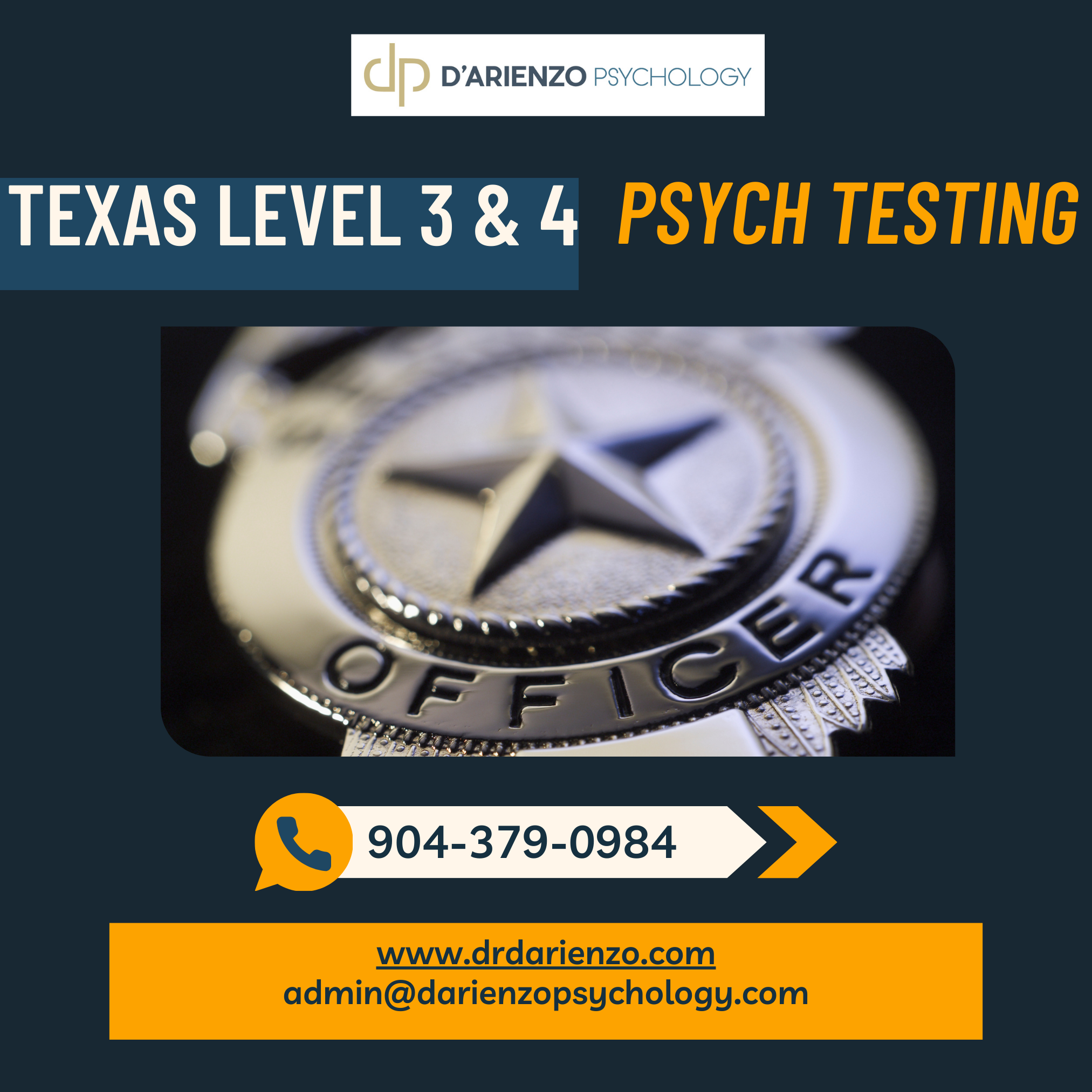 Texas CSO and PPO MMPI Testing Commissioned Security Officer and Personal Protection Officer Level 3 and Level 4