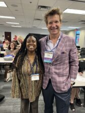 Dr. Monica King and Dr. Justin D'Arienzo Nova Southeastern University College of Psychology former students NSU