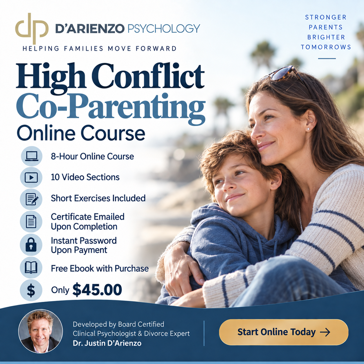 High conflict parenting course that is court certified